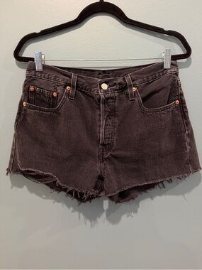 Levi's Black 501 Jean Shorts